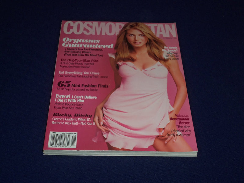 1998 NOVEMBER COSMOPOLITAN MAGAZINE - HEIDI KLUM - SP 3679