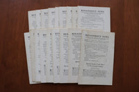 1949-1953 RENAISSANCE NEWS MAGAZINE - DARTMOUTH COLLEGE - LOT OF 18 - O 3914