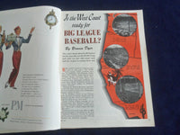 1947 MAY SPORT MAGAZINE - RACING ROUNUP - BASEBALL MAP OF THE U.S.A. - ST 7209
