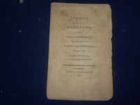 1805 ABIEL HOLMES SERMON AT FIRST CHURCH IN FITCHBURG BY ABIEL HOLMES - J 4596