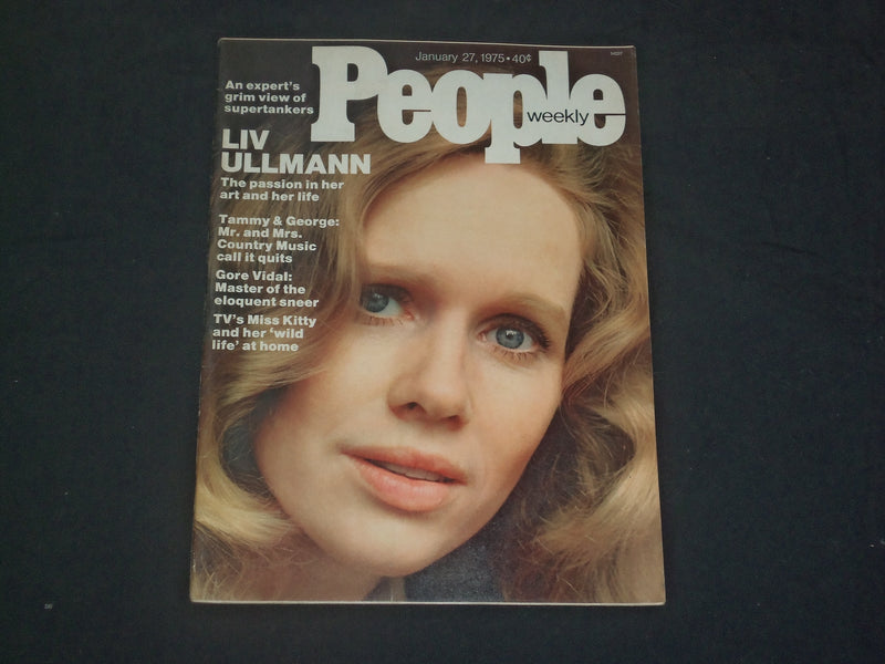 1975 JANUARY 27 PEOPLE MAGAZINE - LIV ULLMANN - B 4753