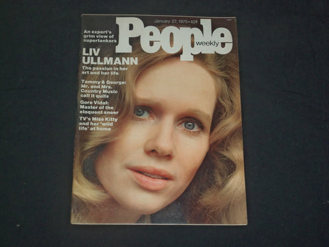 1975 JANUARY 27 PEOPLE MAGAZINE - LIV ULLMANN - B 4753