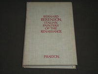 1952 THE ITALIAN PAINTERS OF THE RENAISSANCE BY BERNARD BRENSON BOOK - KD 3802