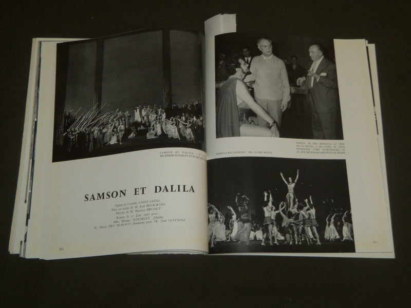 1958 L'OPERA DE PARIS PROGRAM - SOFTCOVER - GREAT PHOTOS - J 4840