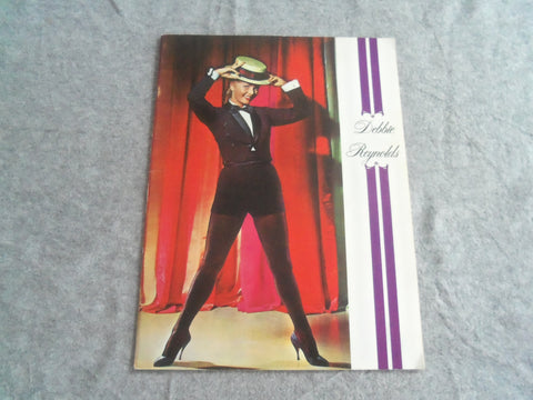 DEBBIE REYNOLDS BROCHURE - STAGE - TV - SINGIN IN THE RAIN - MOLLY BROWN- J 7691