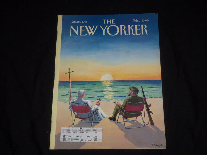 1998 JANUARY 26 THE NEW YORKER MAGAZINE - ILLUSTRATED COVER - NY 1833