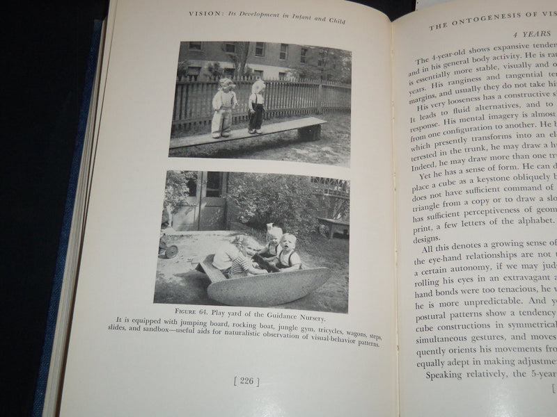 1949 VISION ITS DEVELOPMENT IN INFANT AND CHILD BOOK BY ARNOLD GESELL - KD 5980U