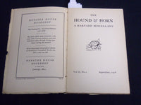 1928 SEPTEMBER THE HOUSE & HORN A HARVARD MISCELLANY MAGAZINE - J 8788