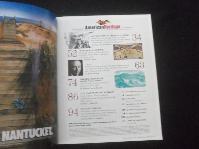 1996 FORBES AMERICAN HERITAGE MAGAZINE - THE NEW INDIAN COUNTRY - J 7840