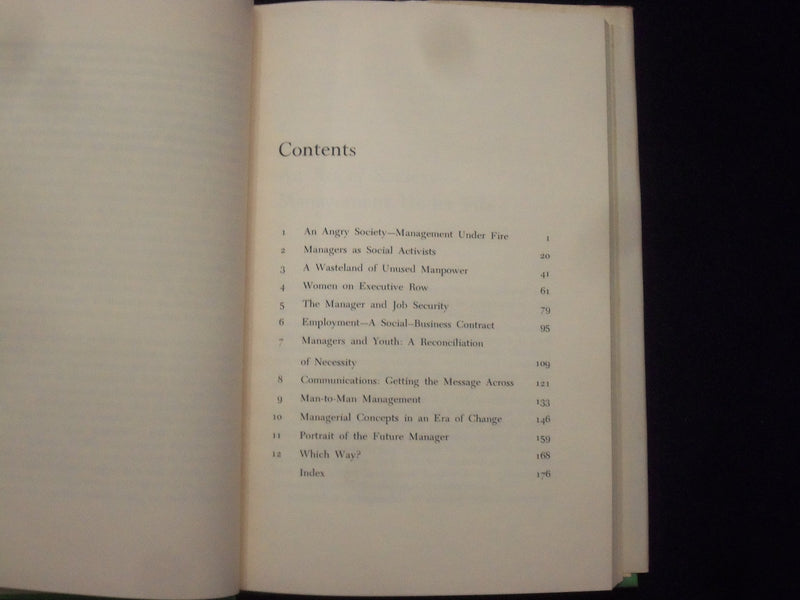 1971 MANAGING IN TIMES OF RADICAL CHANGE HARDCOVER BOOK BY JOHN FENDROCK-KD 8672