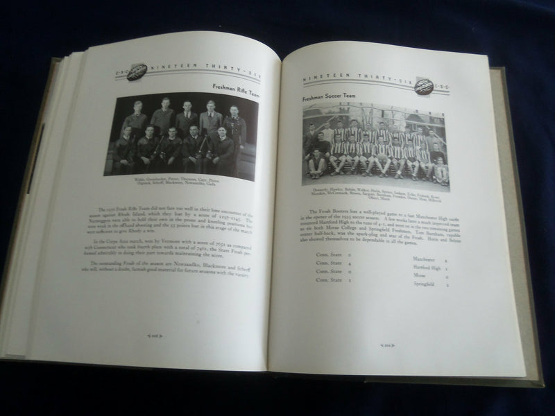 1936 THE NUTMEG CONNECTICUT STATE COLLEGE YEARBOOK - STORRS, CT - YB 2630