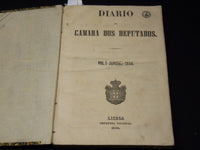 1856 JAN-JUL DIARIO DA CAMARA DOS DEPUTADOS VOLUMES LOT OF 3 - LISBOA - KD 2016K