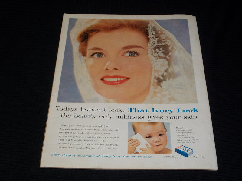 1959 AUGUST MCCALL'S MAGAZINE VERY NICE FRONT COVER & FULL PAGE ADS - E 2443