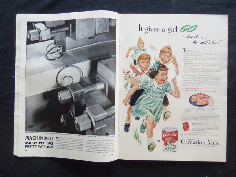 1942 MAY 11 LIFE MAGAZINE - RUFFLES IN FASHION - L 286