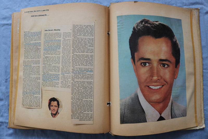 HUGE JOHN DEREK SCRAPBOOK - E 26469