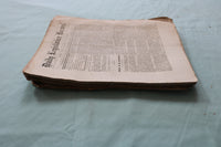 1868 PENNYSYLVANIA DAILY LEGISLATIVE RECORD - LOT OF 22 - K 2518