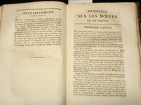 1820-1821 OEUVRES DE DUCLOS FRENCH VOLUMES 1-3 - PARIS - KD 4133