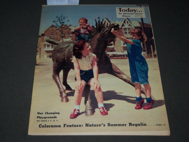 1955 JUL 17 PHILADELPHIA INQUIRER TODAY MAGAZINE NATURE'S SUMMER REGALIA- J 3034