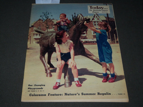 1955 JUL 17 PHILADELPHIA INQUIRER TODAY MAGAZINE NATURE'S SUMMER REGALIA- J 3034