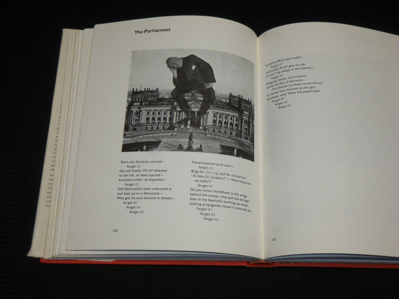 1972 DEUTSCHLAND DEUTSCHLAND UBER ALLES HARDCOVER BOOK BY TUCHOLSKY - R 708P
