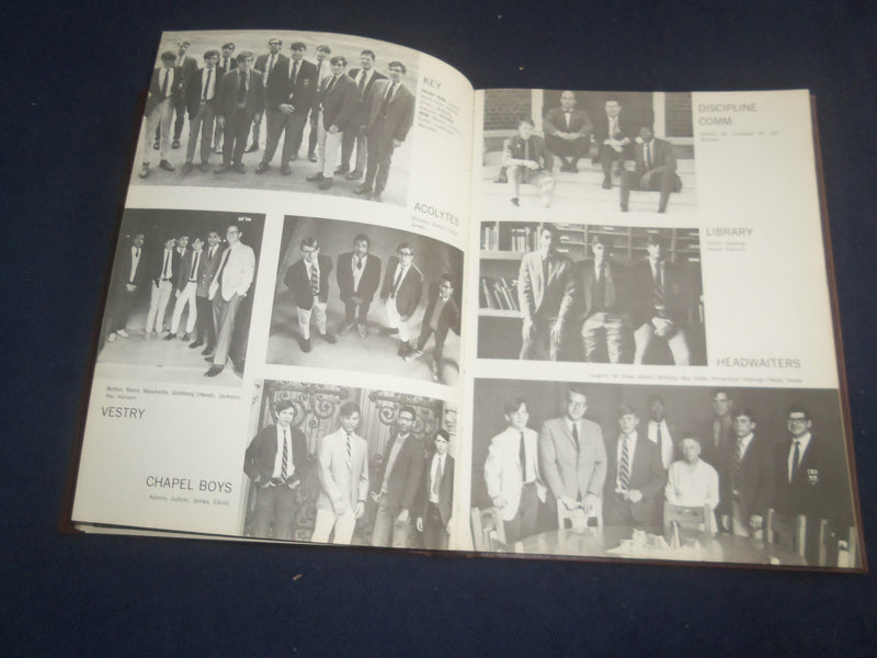1968 GRIFFIN POMFRET COLLEGE PREP BOARDING SCHOOL YEARBOOK -POMFRET, CT- YB 2347