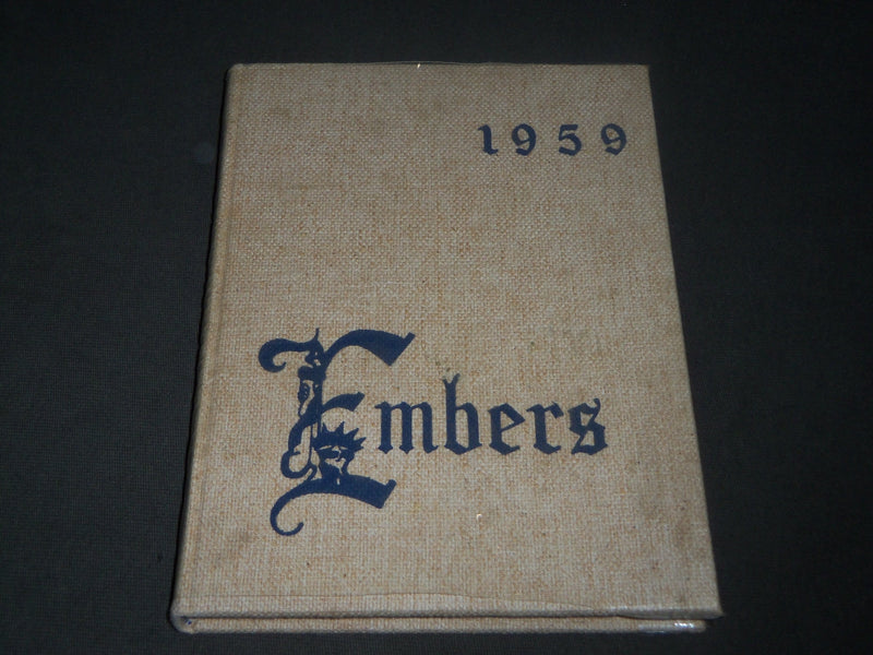 1959 EMBERS WAYNE TOWNSHIP HIGH SCHOOL YEARBOOK - WAYNE NEW JERSEY - YB 1407