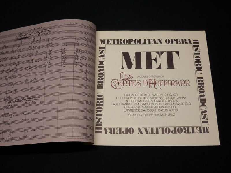 1987 LES CONTES D'HOFFMANN PROGRAM SIGNED BY RISE STEVENS - J 5948