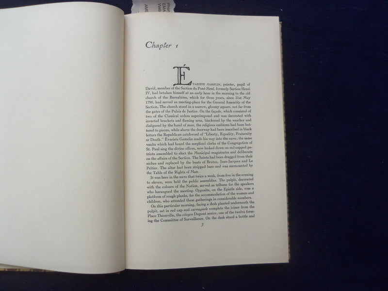 1942 THE GODS ARE A-THIRST HARDCOVER BOOK BY ANATOLE FRANCE - KD 8611