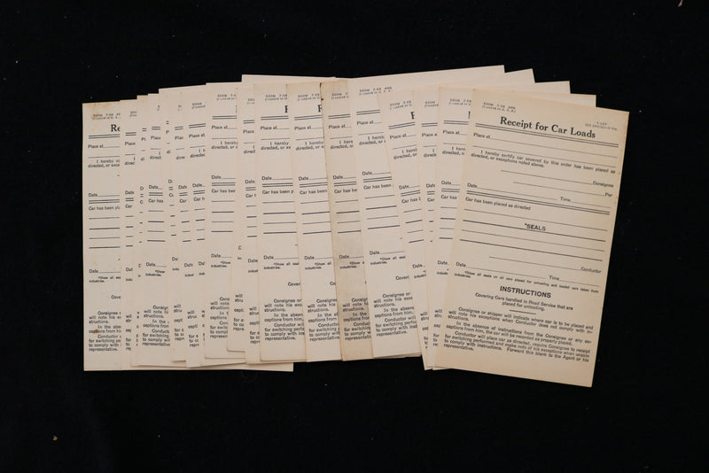 1950'S NEW YORK CENTRAL SYSTEM EPHEMERA LOT - CONDUCTOR - TRACK CAR - K 3085
