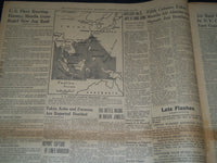 1941 DEC 10 PHILADELPHIA INQUIRER NEWSPAPER - U. S. FLEET HUNTS ENEMY - NT 7505