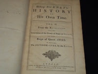 1724-1734 BISHOP BURNET'S HISTORY OF HIS OWN TIME VOLUME 1 & 2 - #12