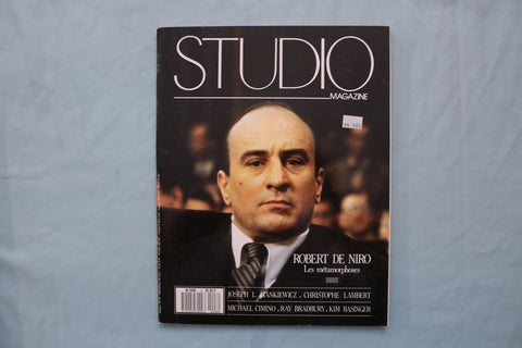 1987 NOVEMBER STUDIO MAGAZINE - ROBERT DE NIRO COVER - FRENCH - E 19479
