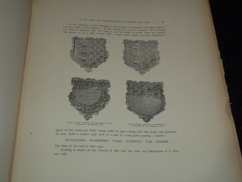 1895 THE CORPORATION PLATE AND INSIGNIA OF OFFICE VOLUME #2 - ENGLAND - Z 239
