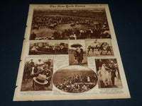 1922 JUNE 18 NEW YORK TIMES PICTURE SECTION NO. 4 & 5 - ENGLISH DERBY - NT 8863