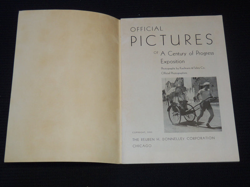 1933 OFFICIAL PICTURES & ENVELOPE - CENTURY OF PROGRESS - CHICAGO FAIR - J 8024