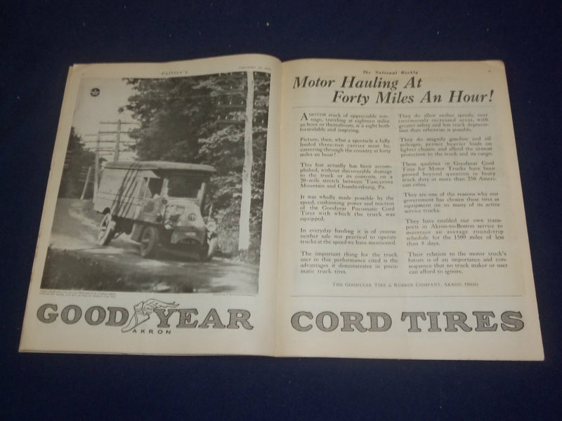 1918 SEPTEMBER 14 COLLIER'S MAGAZINE - STORY BY BOOTH TARKINGTON - ST 6743