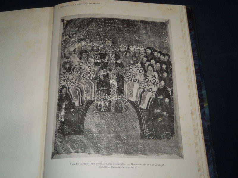 1926 LA MINIATURE BYZANTINE VOLUME BY JEAN EBERSOLT - GREAT PLATES - Z 43