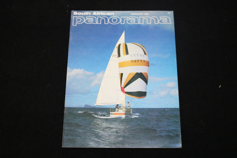 1986 FEBRUARY SOUTH AFRICAN PANORAMA MAGAZINE - SAILBOAT COVER - ST 1009T