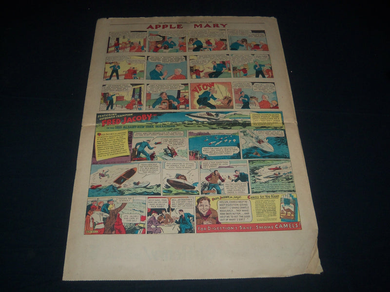 1936 MAY 3 MINNEAPOLIS TRIBUNE COLOR COMICS SECTION - FRED JACOBY AD - NP 3724