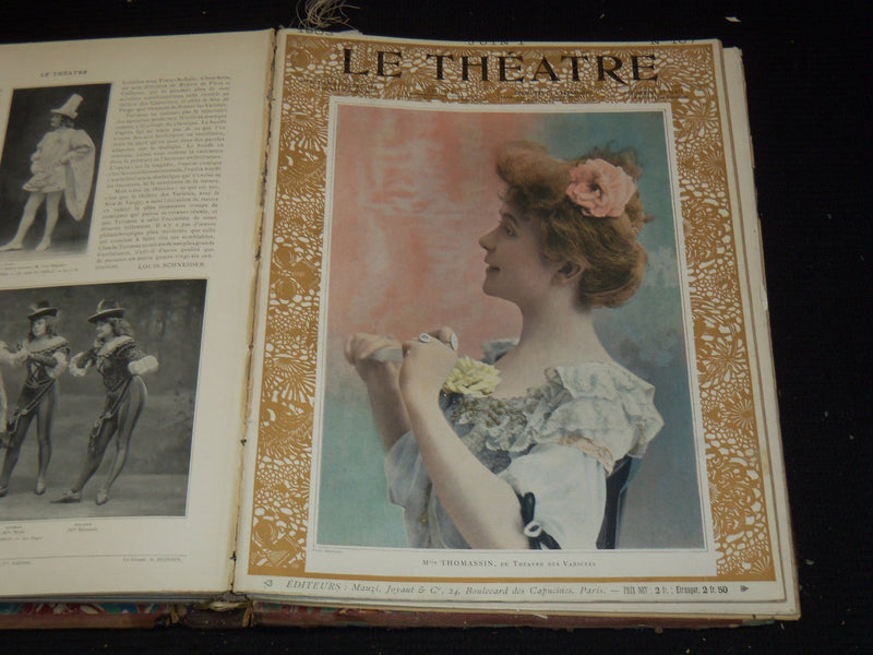 1903 JULY-DECEMBER LE THEATRE MAGAZINE BOUND VOLUME - 12 ISSUES - KD 2657E