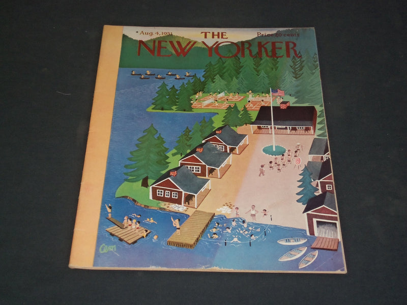 1951 AUGUST 4 THE NEW YORKER MAGAZINE - ILLUSTRATED COVER - NY 904