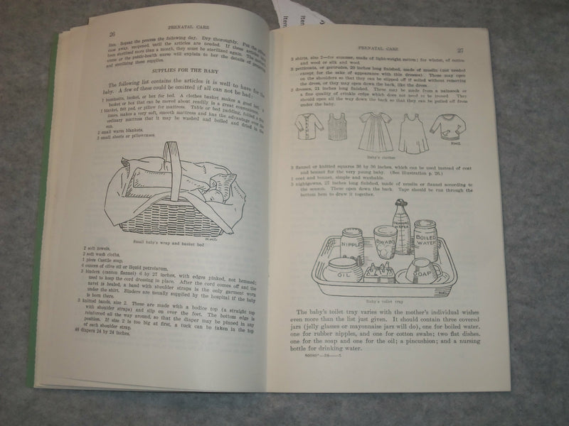1938 PRENATAL CARE - CHILDREN'S BUREAU PUBLICATION NO. 4 - J 6280