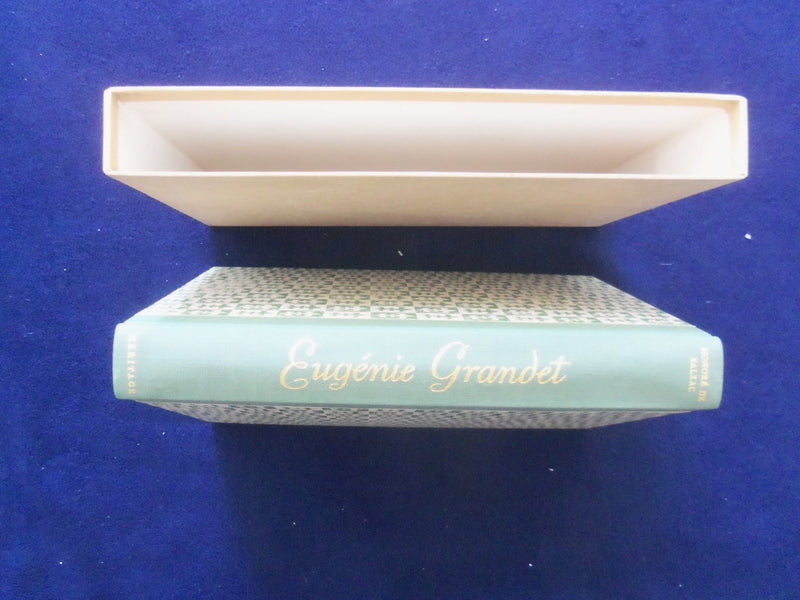 1961 EUGENIE GRANDET HARDCOVER BOOK BY ELLEN MARRIAGE - HERITAGE PRESS - KD 9340