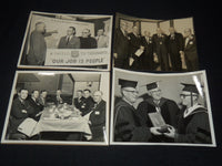 DR. RHODES HENDERER PHOTOS LOT OF 4 - ADELPHI COLLEGE - 8x10 - #172
