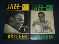 1957-1958 JAZZ-ARBOGEN BOOK LOT OF 2 - LOUIS ARMSTRONG & MILES DAVIS - KD 5723