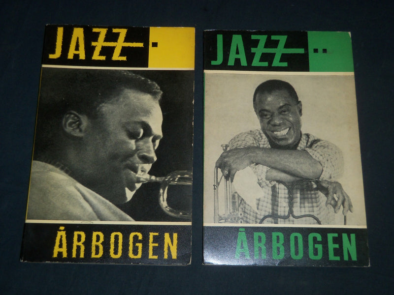 1957-1958 JAZZ-ARBOGEN BOOK LOT OF 2 - LOUIS ARMSTRONG & MILES DAVIS - KD 5723