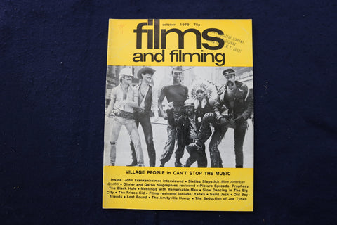 1979 OCTOBER FILMS AND FILMING MAGAZINE - VILLAGE PEOPLE COVER - E 18015