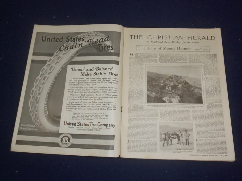 1916 MAY 10 CHRISTIAN HERALD MAGAZINE - BY GALILEE, EVEN AS IN THE DAYS- ST 6583