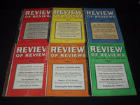 1933-1934 REVIEW OF REVIEWS AND WORLD'S WORK MAGAZINE LOT OF 23 ISSUES - O 3433
