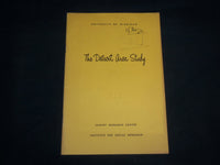 1955 THE DETROIT AREA STUDY BOOK PUBLISHED BY UNIVERSITY OF MICHIGAN - J 6806